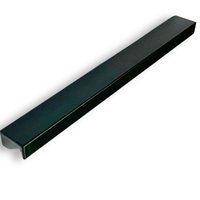 Kit 10 Puxadores para Armário Preto 20cm Cava Invertida Facetado Libero Nuevo Torralba