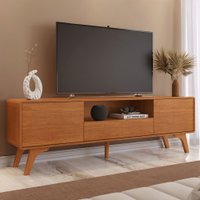 Rack para TV Até 75 Polegadas Ares 3 Gavetas Naturalle - Mavaular