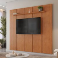 Painel para TV Até 75 Polegadas Zeus 100% Mdf com Prateleira Naturalle - Mavaular