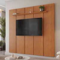 Painel para TV Até 75 Polegadas Zeus com Prateleira 100% Mdf Naturalle - Mavaular