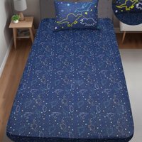 Jogo de Cama Solteiro 2 Pçs Joy 70% Algodão 30% Poliéster Dinossauros