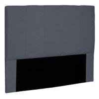 Cabeceira Casal Ravenna Suede Cinza