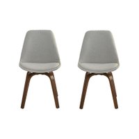 Conjunto de 2 Cadeiras Lis Bege