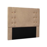 Cabeceira Solteiro Gênova Suede Bege