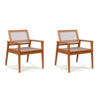 Conjunto com 2 Poltronas Havai Marrom