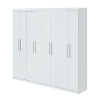 Guarda-Roupa Casal Andara 8 Portas 4 Gavetas Branco