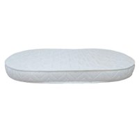 Berço Multifuncional com Colchão Wave Mel e Branco
