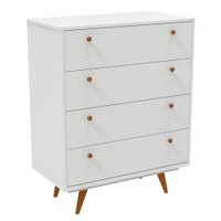 Cômoda Nouve Plus 4 Gavetas Branca