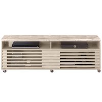 Rack Bancada Tv 65 Pol 2P 182 cm Frizz Calacata Off White MADETEC