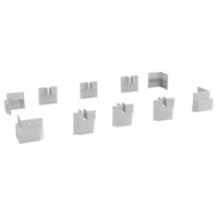 Multiuso Quarto Kit 10 Pés PVC B112 Branco - Kappesberg