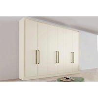Guarda Roupa Casal Com 6 Portas e 6 Gavetas Argos Off White - Europa