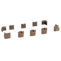 Multiuso Quarto Kit 10 Pés PVC B112 Nature - Kappesberg