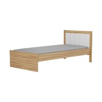 Mini Cama Infantil Manu Branco/Amendoa - Peroba