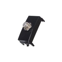 Módulo Tomada Antena de TV MarGirius Sleek para Cabo Coaxial Preto Ebony