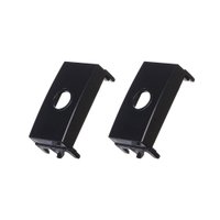 Módulo Saída de Fio MarGirius Sleek 2 Unidades Preto Ebony