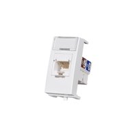 Módulo Tomada para Rede de Informática MarGirius Sleek RJ45 Cat6 Branco