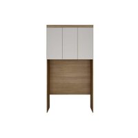 Modulado de Quarto Armário Ponte Aéreo Casal Rizon/Linea c/ 3 Portas Cumaru/Fendi 25 - Novo Horizonte