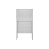 Modulado de Quarto Armário Ponte Aéreo Casal Rizon/Linea c/ 3 Portas Neve - Novo Horizonte