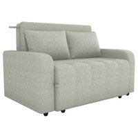 Sofa Cama 2 Lugares 138 cm Amora Tecido Pompeia G504 Bege Milani Store