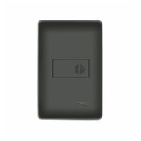 Cigarra Fame Habitat Black de Embutir com Placa 4x2 Preta