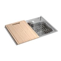 Cuba Deca Facile 60x40 CC.660.60.DKAC.INX Inox Escovado com Acessórios Inox