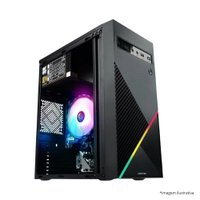 Gabinete gamer Liketec One RGB V2 M-ATX sem fan
