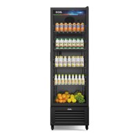 Refrigerador Expositor Vertical EOS 358 Litros Eco Gelo All View Preto EEV350P 110V