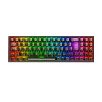 Teclado mecânico gamer Redragon K628 Pollux Pro Clear Black