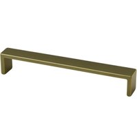 Kit 10 Puxadores Alça para Móveis 160mm Zamac Bronze Fosco Piauí Torralba Armários Gavetas