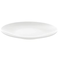 Kit 24 Pratos de Sobremesa Porcelana Tramontina Leonora 19cm Branco Restaurante Hotel