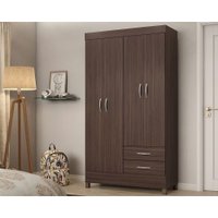Guarda Roupa 4 Portas e 2 Gavetas Astro Cafe Touch - Demóbile