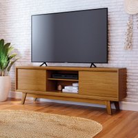 Rack para TV Até 65 Polegadas Giovanna 2 Portas Cumaru - Pnr Móveis