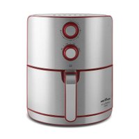 Fritadeira Elétrica Britânia Air Fryer 4,6L BFR46VI Vermelha / Inox 220V