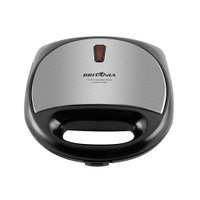Grill e Sanduicheira Britânia Crome Inox / Preto