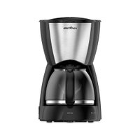 Cafeteira Elétrica Britânia BCF32A 1,28L Preta / Inox 220V