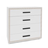 Cômoda Valência 4 Gavetas Branca
