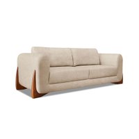 Sofá 2 Lugares Yves Bouclé Bege 160 cm