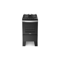 Fogão Itatiaia Itaglas Piso 4 Bocas Preto Mesa De Vidro Bivolt 3700000370