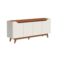 Buffet Pulse 4 Portas Off White e Canelas