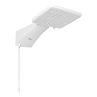 Chuveiro Zagonel Quadratta Eletrônico Branco 220V - 7700W