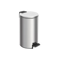 Lixeira Tramontina Loop com Pedal 5L Redonda Inox Polido Inox Polido
