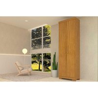Armário Multiuso Lavanderia Iris c/ 2 Portas c/ Chave Cinamomo - ACP