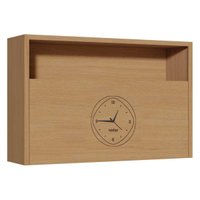 Armário Aéreo Cozinha Modulado Condessa c/ 1 Porta Basculante 120cm Carvalho/Cinza - Nesher