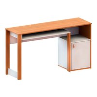 Mesa Computador Versa Home c/ 1 Porta Freijo/Branco - Telasul