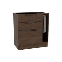 Balcão de Cozinha Amsterdam PH 3139 c/ 3 Gavetas 1 Toalheiro e Divisor de Talheres s/ Tampo 80cm Avela - Herval