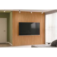 Módulo Ripado 260cm p/ Painel de Sala Nature Fosco - Linea Brasil