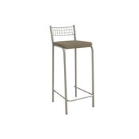 Banqueta Sala de Jantar Gênova 1B705NK Aço 1 Un Niquel/Boucle Bege Fendi - Kappesberg