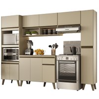 Armário de Cozinha Completa Atlanta Plus Amêndoa