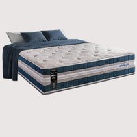 Colchão Queen com Molas Ensacadas 158x198x32 Robust 220 Azul Cama inBox