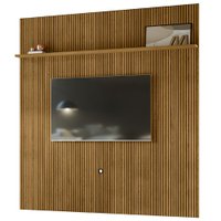 Painel Suspenso Tv 75 Pol 245x238 cm Guapore Cumaru MADETEC